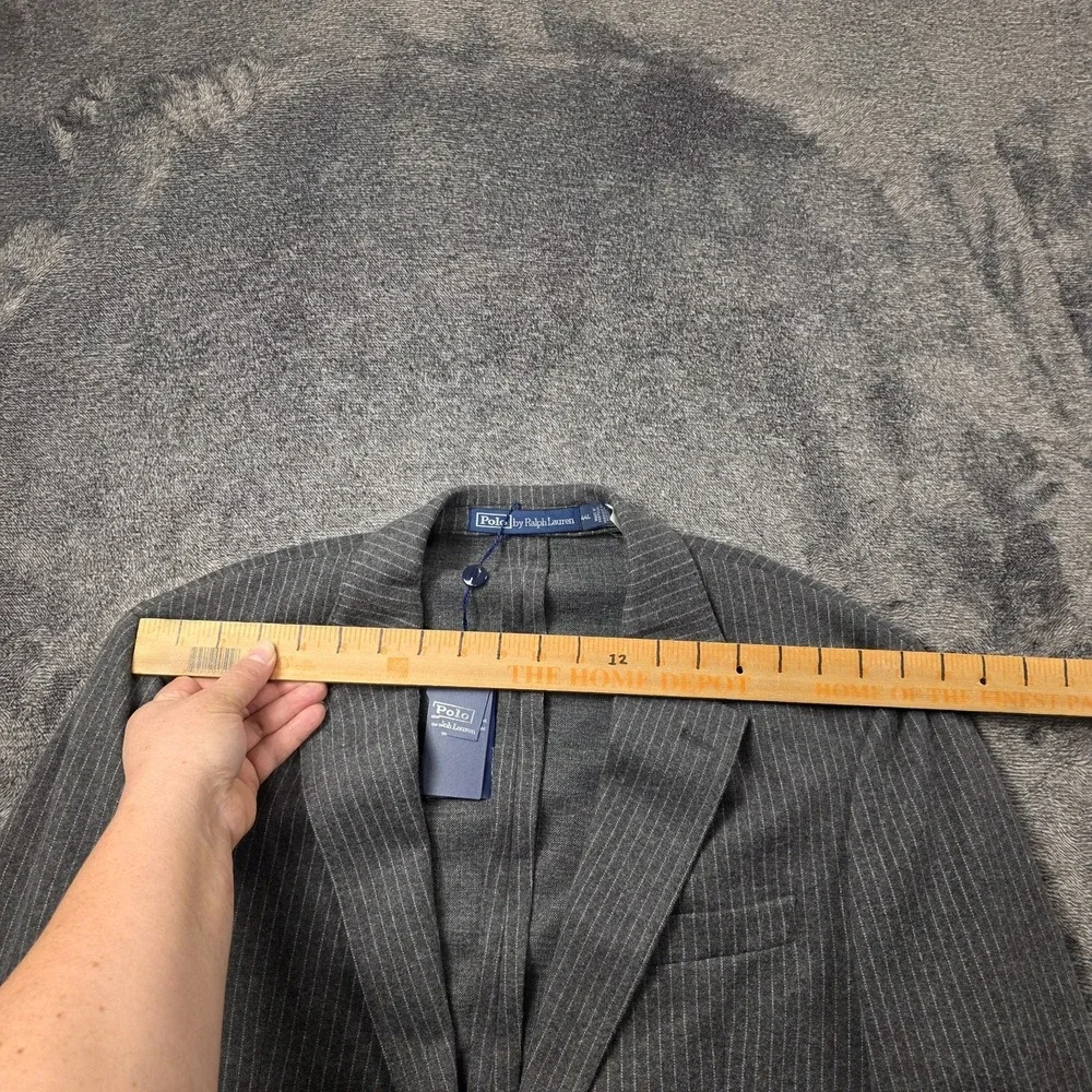 Polo Ralph Lauren Kent Soft Pinstripe Knit Suit Jacket Men‎ 44L $800